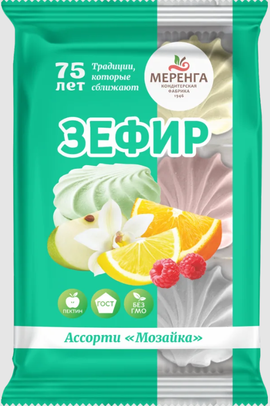  Меренга Зефир Мозайка, 270г  в Сатке