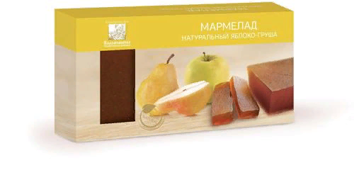  Мармелад пластовый 210г ЯБЛОКО-ГРУША в Сатке