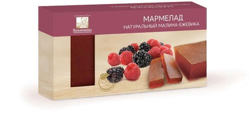  Мармелад пластовый 210г МАЛИНА-ЕЖЕВИКА в Сатке
