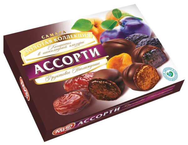 №2 КФ МИР Фруктовое наслаждение (набор шоколадных конфет) 170г в Сатке