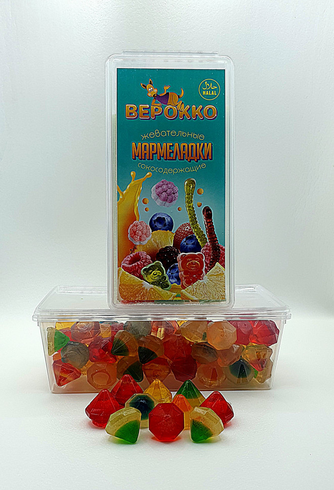  Жевательный мармелад Самоцветы, 250г      в Сатке